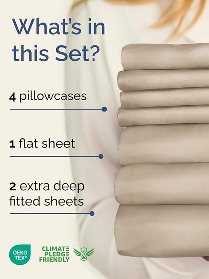 Extra Deep Split King Sheet Set - Image 2
