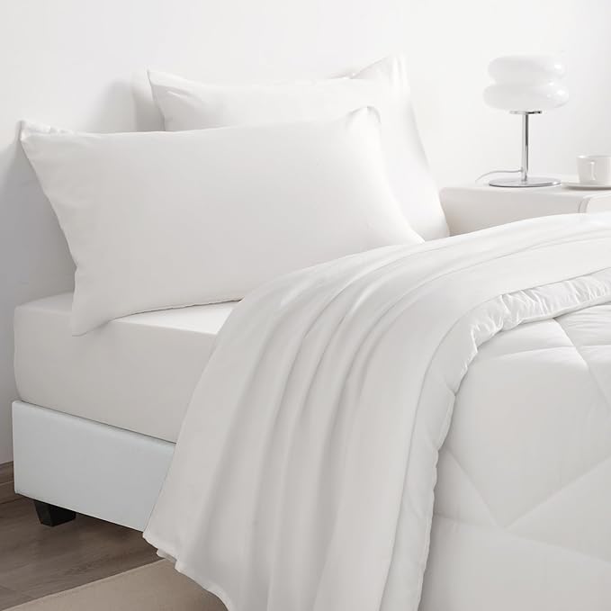 NTBAY Twin Comforter Set with Sheets, 5 Pieces Soft and Breathable Twin Bedding - Image 7