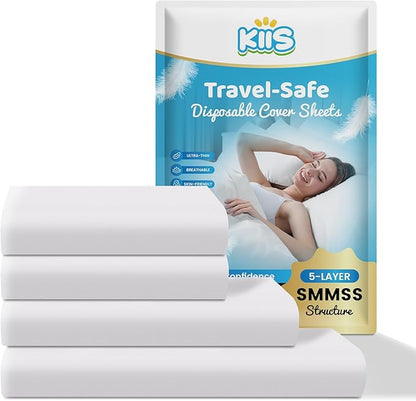 KIIS Travel-Safe Disposable Cover Sheets by KIIS