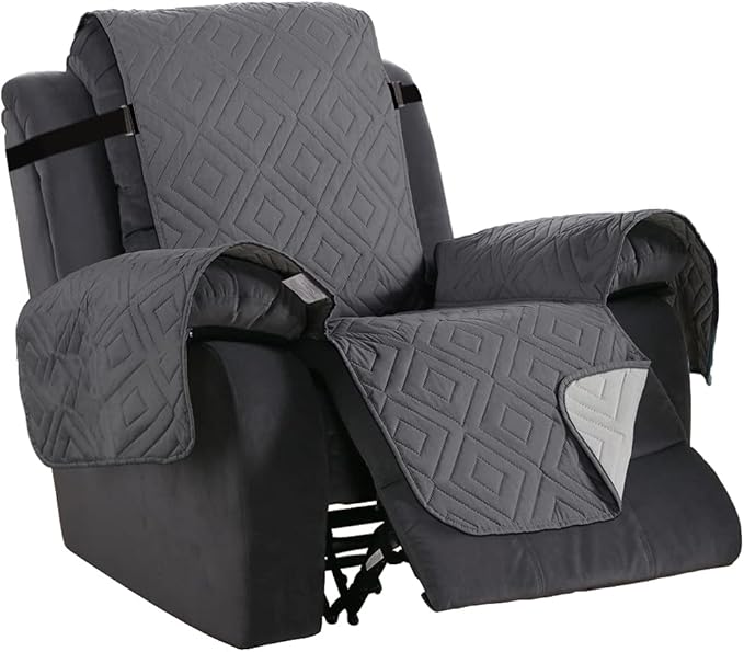 H.VERSAILTEX Reversible Quilted Recliner Covers Water Resistant Furniture by HVERSAILTEX
