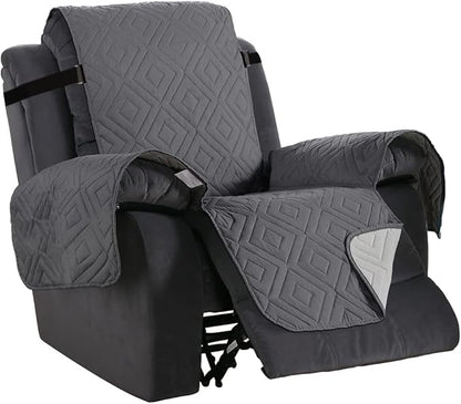H.VERSAILTEX Reversible Quilted Recliner Covers Water Resistant Furniture by HVERSAILTEX