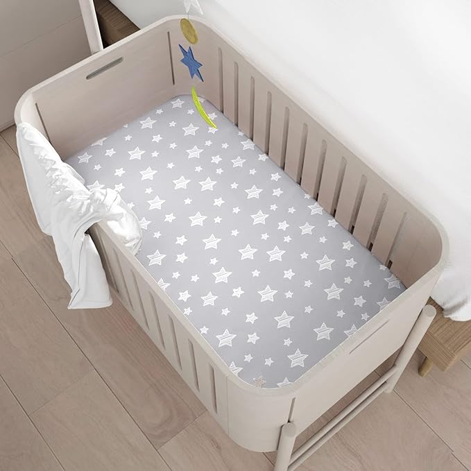 Mini Portable Crib Sheets 4 Pack - Image 6