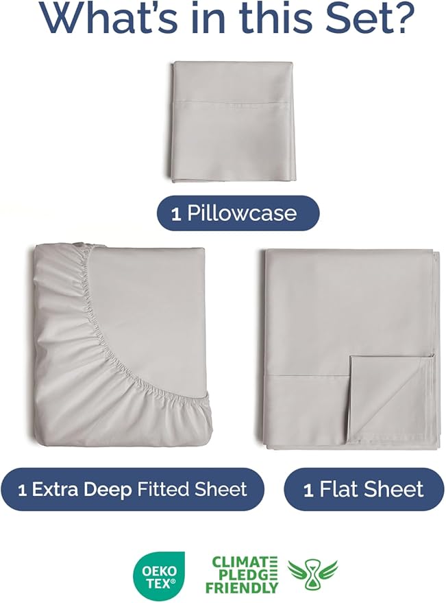 Extra Deep Pocket Twin Sheets - Image 2