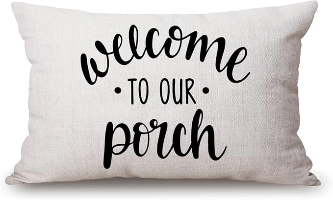 Solekla Farmhouse Decorative Outdoor Throw Pillow Covers by Solekla
