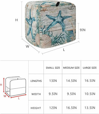 Turquoise Starfish Stand Mixer Dust Cover - Image 6