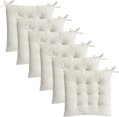 6 Pack Square Seat Cushion Chair Pads by MissSoul