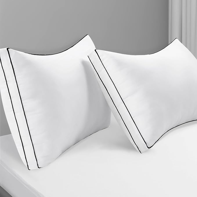 Premium Pillows King Size Set of 2, Fluffy and Supportive 7D Down Alternative - Image 8