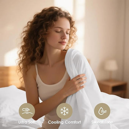 Full Sheet Set - 4 Piece Silky Ultra Soft Breathable Bed Sheet Set, Hotel - Image 3