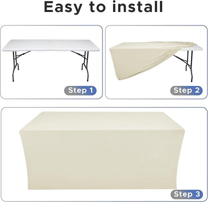Nasitos Fitted Table Covers Stretch Spandex - Image 4