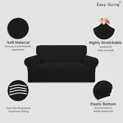 Easy-Going Stretch Loveseat Slipcover 1-Piece Sofa Cover Furniture Protector - Image 3