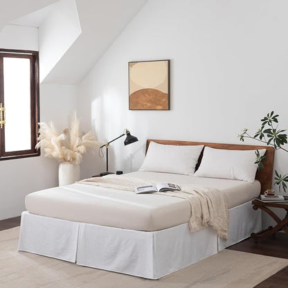Twin Bed Skirt, Wrap Around Bed Skirt - Image 7