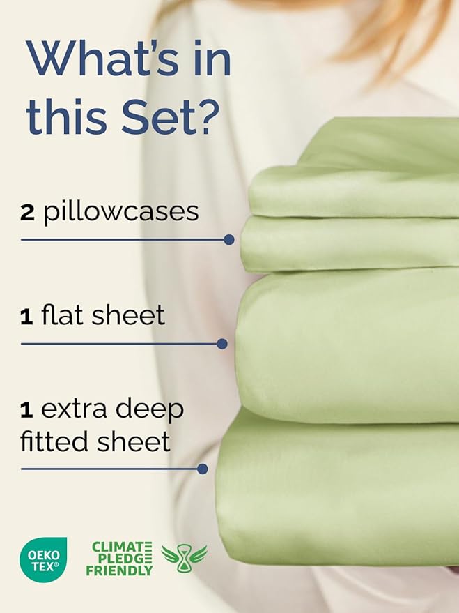 Extra Deep Twin Sheet Set - Image 2