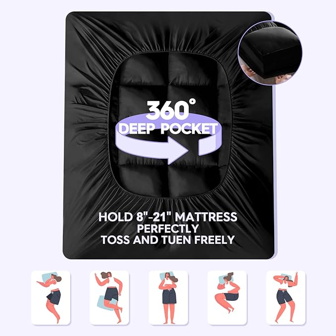 ABENE Mattress Topper Full for Back Pain Relief, Extra Thick Mattress Pad - Image 4