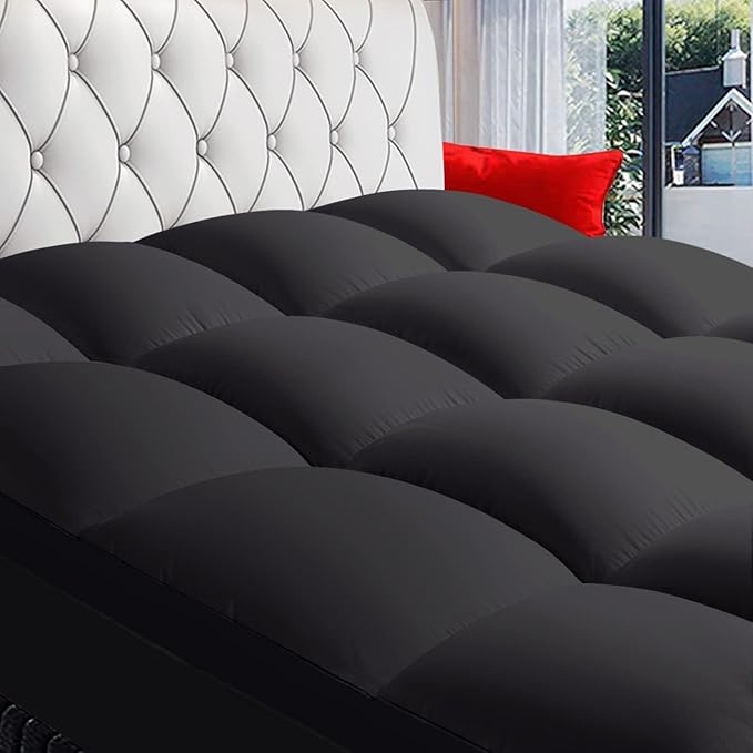 COONP Full Mattress Topper, Extra Thick Pillowtop, Cooling Plush Mattress Pad by COONP