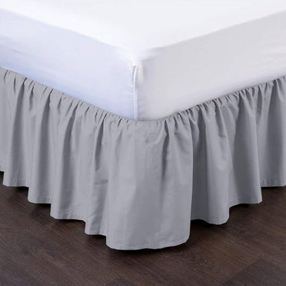 Ruffled Bed Skirt 18 Inch Drop Dust Ruffle by Unknown