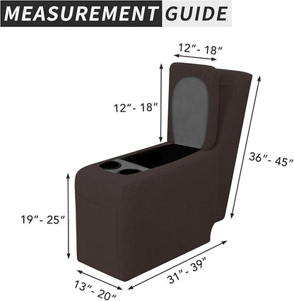 Easy-Going 2-Piece Recliner Console Cover - Image 4