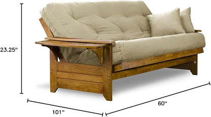 Nirvana Futons Brentwood Tray Arm Futon Sofabed Set - Image 2