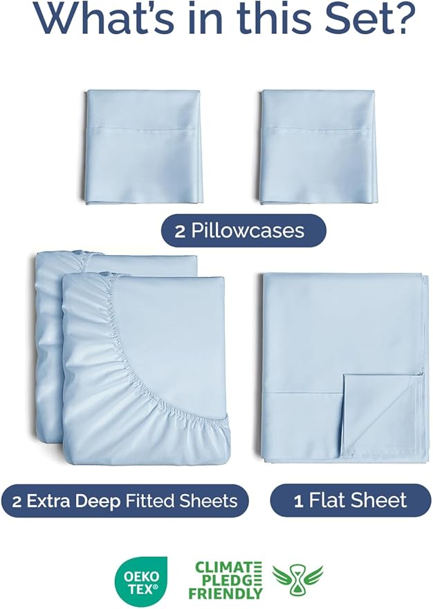 Extra Deep Pocket Split King Sheets - Image 2