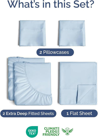 Extra Deep Pocket Split King Sheets - Image 2