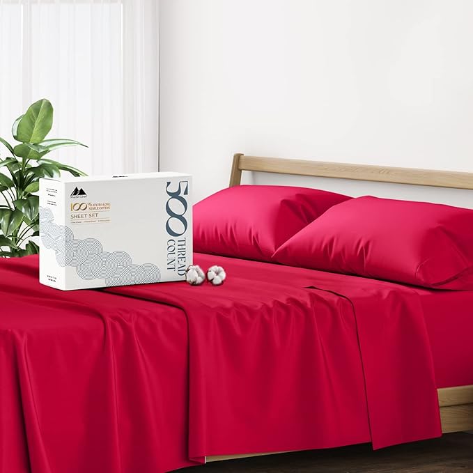 Mayfair Linen 500 Thread Count Full Cotton Sheets by MayfairLinen