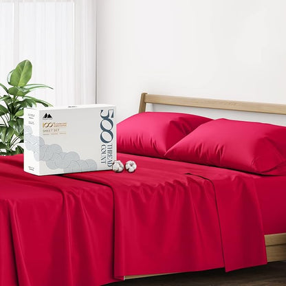 Mayfair Linen 500 Thread Count Full Cotton Sheets by MayfairLinen