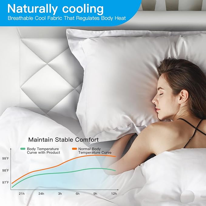 Cooling Mattress Topper Queen Size - Image 3