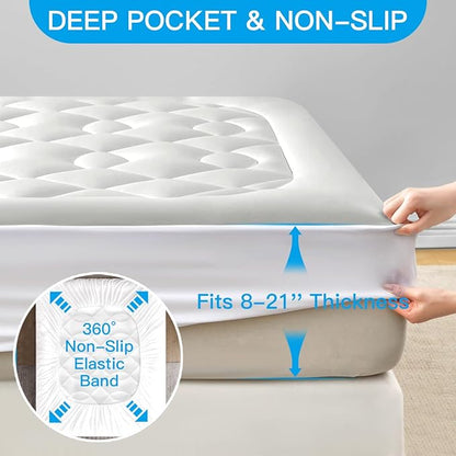 Cooling Mattress Topper Queen Size - Image 6