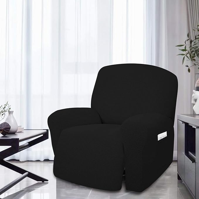 Easy-Going 4 Pieces Oversized Recliner Stretch Sofa Slipcover Sofa Cover - Image 2