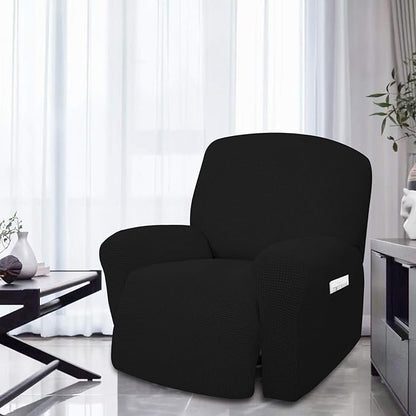 Easy-Going 4 Pieces Oversized Recliner Stretch Sofa Slipcover Sofa Cover - Image 2