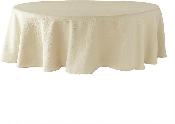 Benson Mills Cameron Textured Fabric Table Cloth, - Image 7