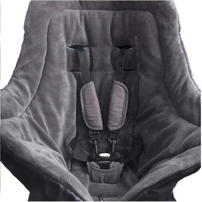 Cozy Toe Stroller Bunting Bag, Soft Coral Fleece Lining, Weather Proof - Image 7