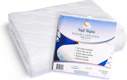 Washable Incontinence Bed Pads 36x37 – Soft, Absorbent & Waterproof Mattress - Image 3