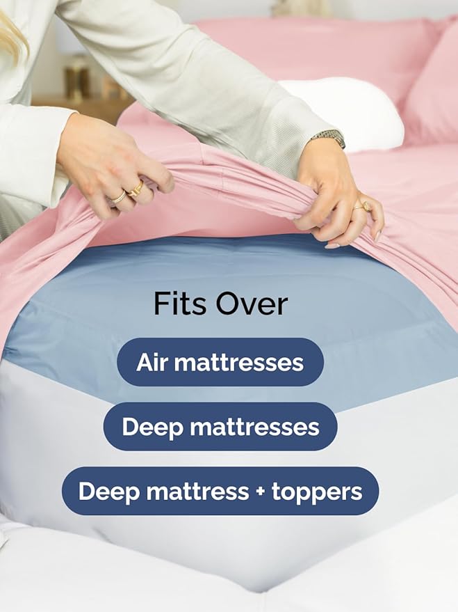 Extra Deep Twin Fitted Sheet - Image 6