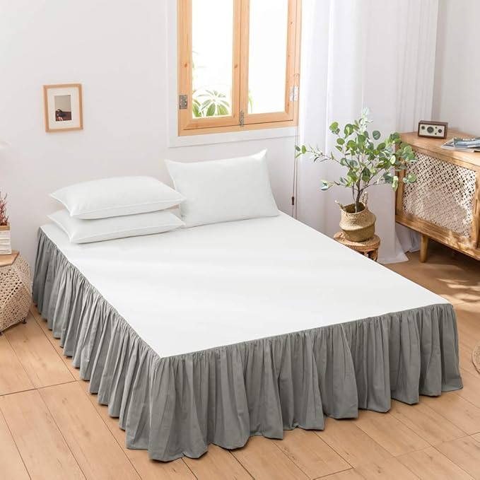 BISELINA French Linen Bed Skirt by BISELINA