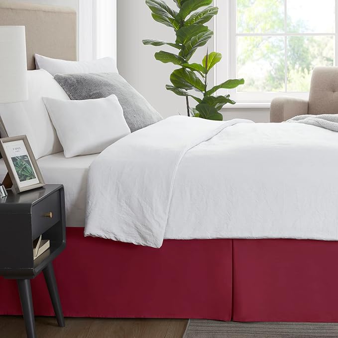 Nestl Red Heaven Bed Skirt Cal King Size - Image 3