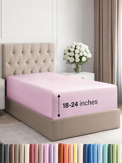 Extra Deep Twin Fitted Sheet by CGKUnlimited