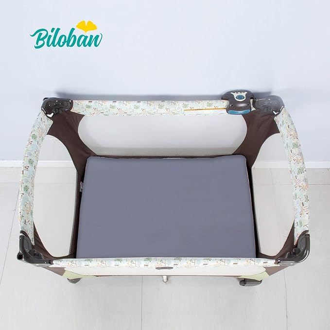Pack and Play Sheets and Waterproof Pack n Play Mattress Protector Pad Cover 4 - Image 5