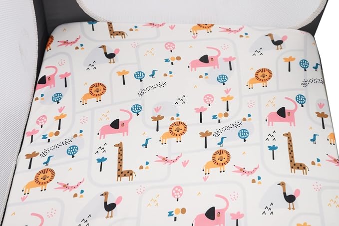 Pack n Play Sheet Stretchy Fitted Portable Mini Crib Sheets Set 3 Pack - Image 5