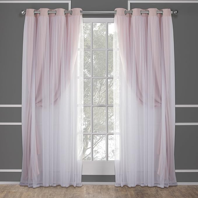 TOWN & COUNTRY LUXE Talia Double Layer Indoor Curtains, Sheer and Room - Image 2