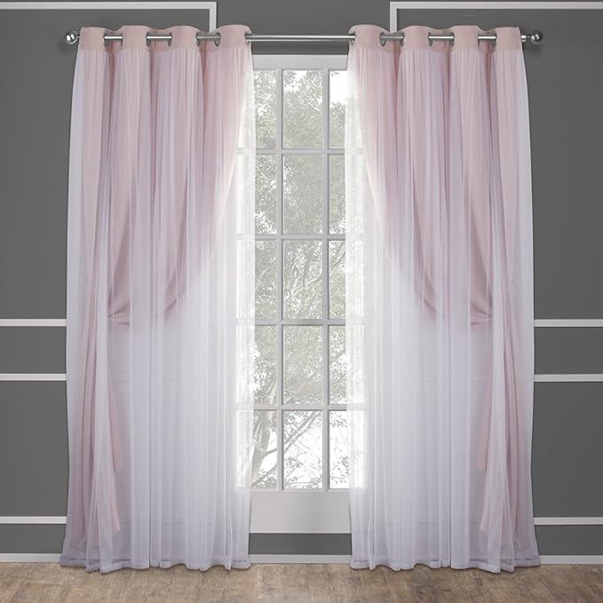 TOWN & COUNTRY LUXE Talia Double Layer Indoor Curtains, Sheer and Room - Image 2