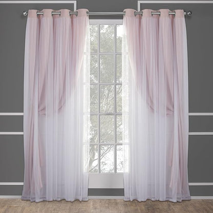 TOWN & COUNTRY LUXE Talia Double Layer Indoor Curtains, Sheer and Room - Image 2