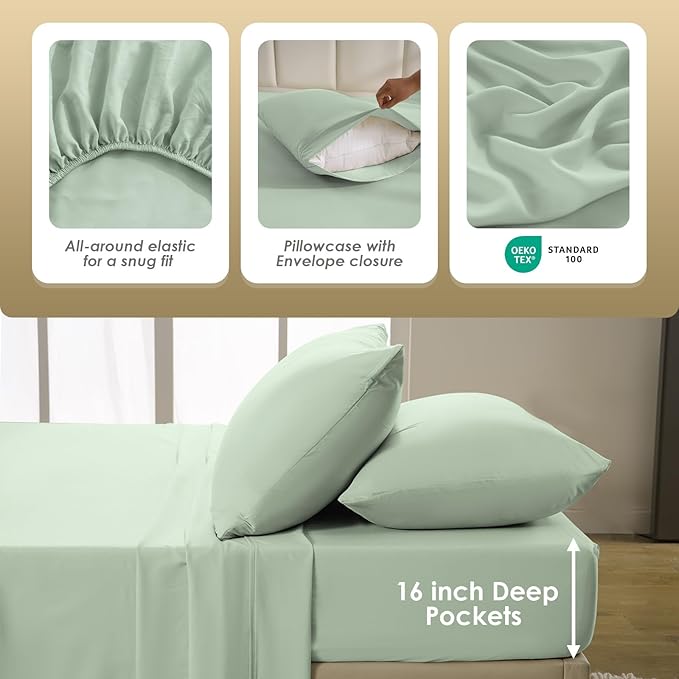 Silky Soft King Size Sheet Set - Image 4