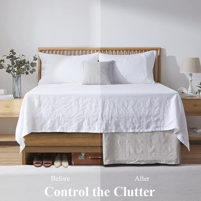 Simple&Opulence Belgian Linen Bed Skirt - Image 6