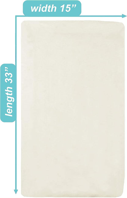 American Baby Company 15" x 33" Fitted Bassinet Sheet, 100% Natural Cotton - Image 2