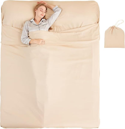 Sleeping Bag Liner Camping Adult Sleep Sack Lightweight Travel Sheet by Unknown