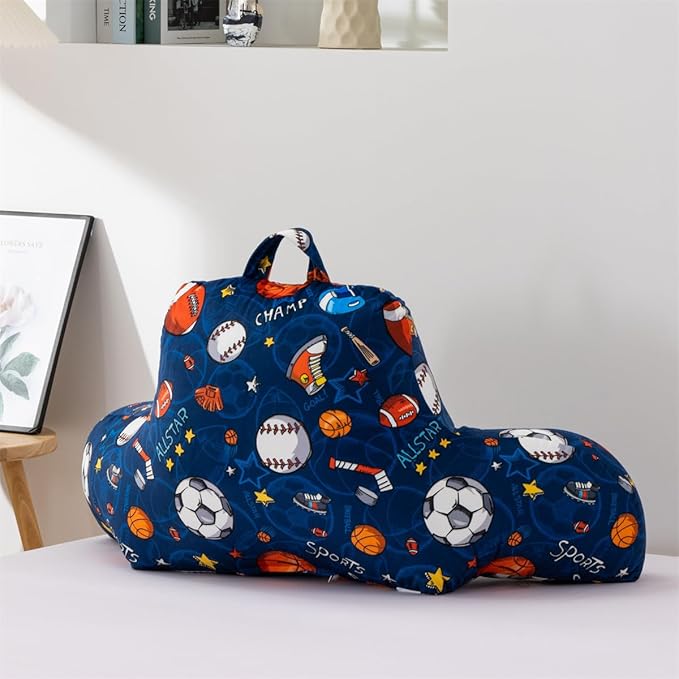NTBED Sport Ball Collection Printed Reading Pillow Bed Wedge Backrest - Image 7