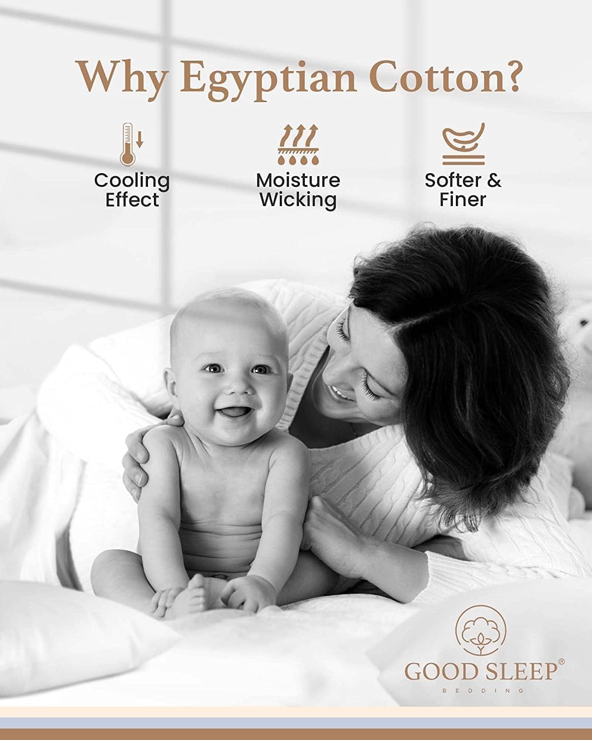 3 piece, 100% egyptian cotton sheets king size showing dimensions