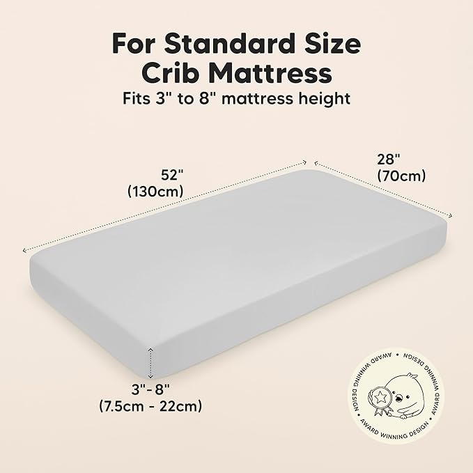 KeaBabies 2-Pack Baby Crib Sheets - Image 3
