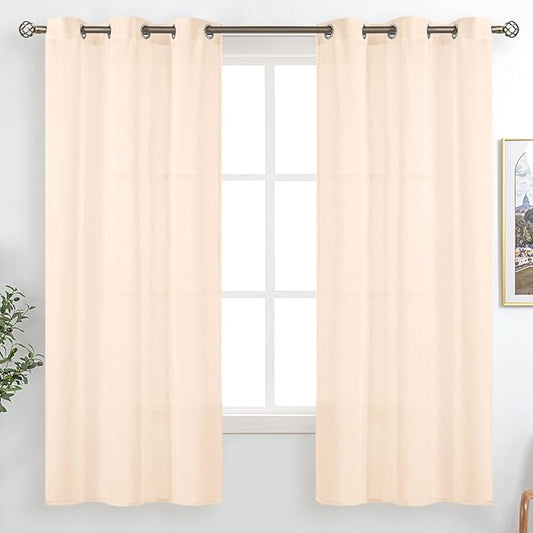 BGment Non-See-Through Privacy Sheer Curtains by BGment