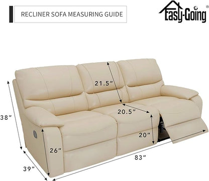 Easy-Going 8 Pieces Recliner Sofa Stretch Sofa Slipcover Sofa Cover Furniture - Image 6